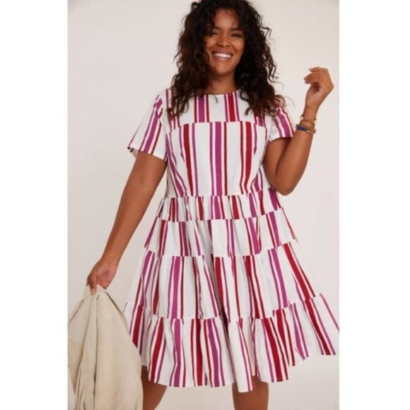 Anthropologie Anwen Tiered Tunic Dress 1X - Picture 1 of 10